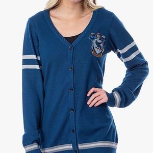 Harry Potter Ravenclaw House Open Front Cardigan size: L